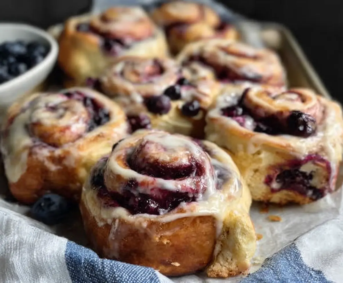 Blueberry Lemon Sweet Rolls
