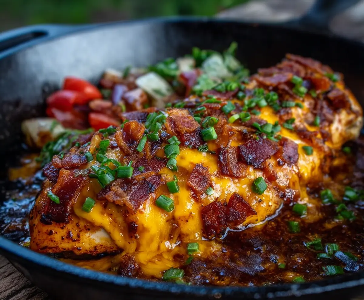 Easy Cowboy BBQ Bacon Cheddar Chicken