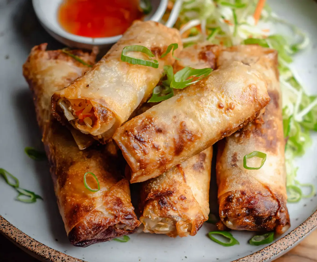 Crispy Air Fryer Spring Rolls Recipe