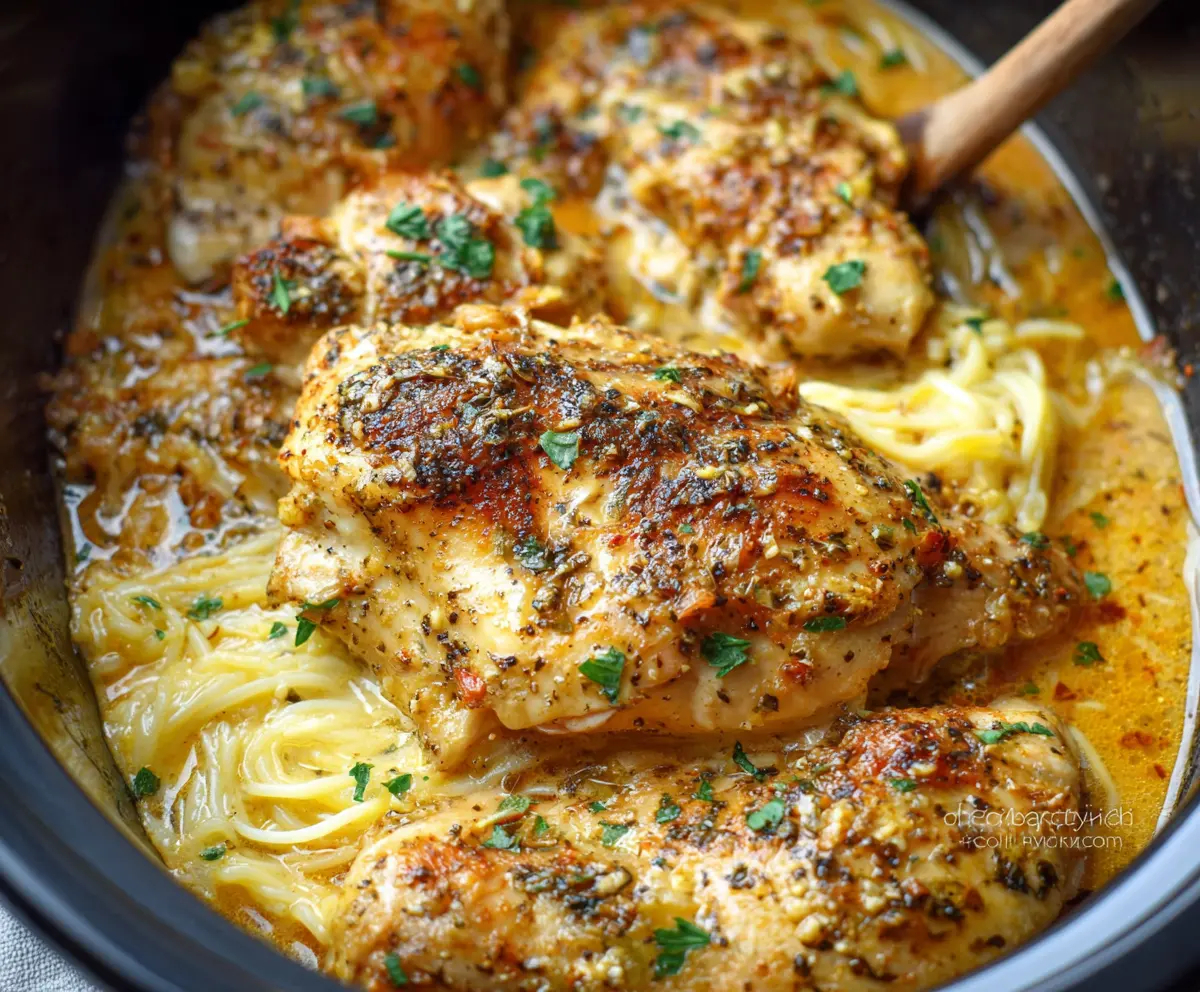 Easy Crockpot Angel Chicken Recipe