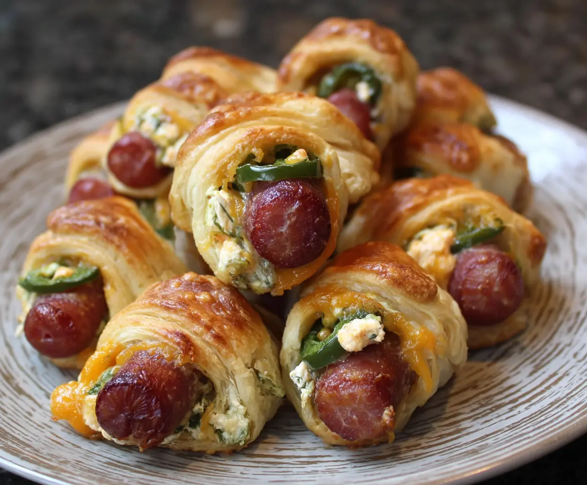 Easy Jalapeno Popper Pigs in a Blanket