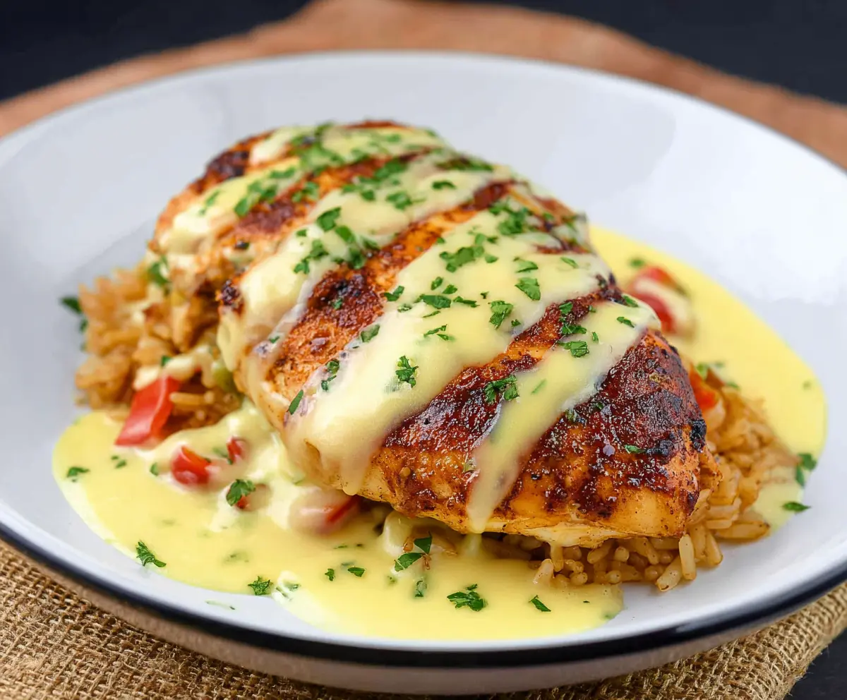 Easy Mexican Chicken Cheese Sauce