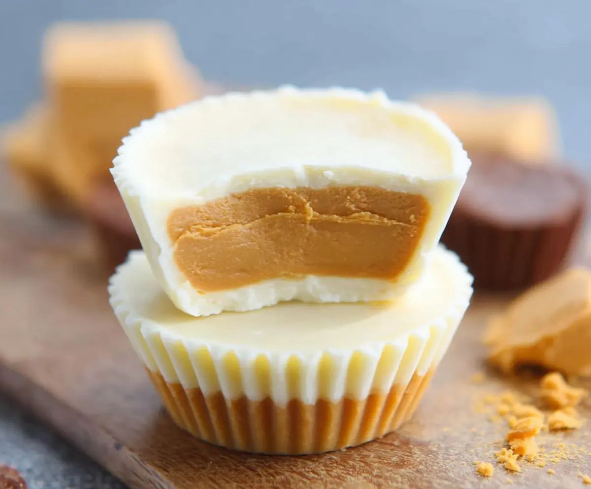 Easy White Chocolate Peanut Butter Cups