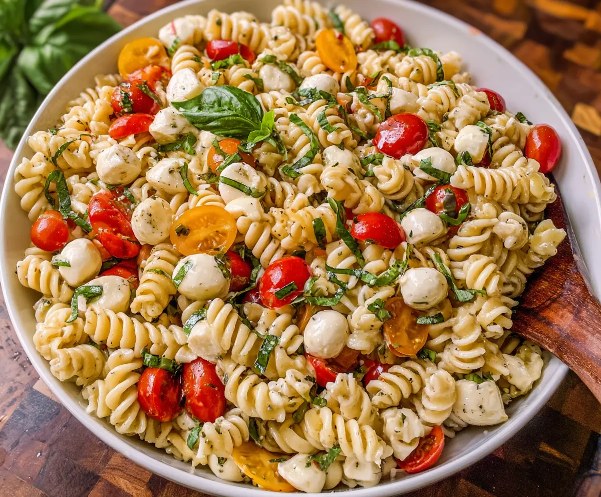 Easy Caprese Pasta Salad Recipe
