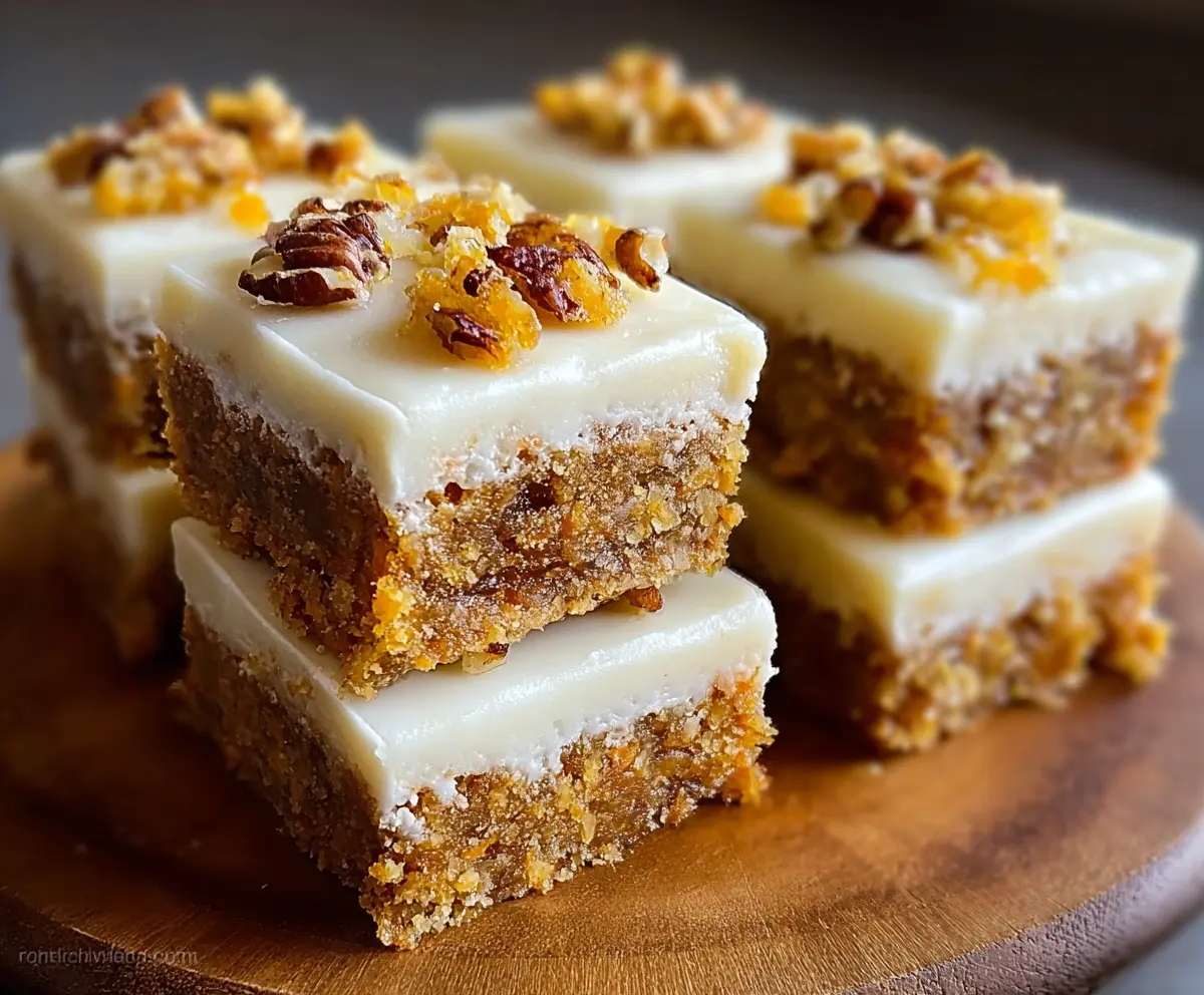 Easy Carrot Cake Bars Recipe