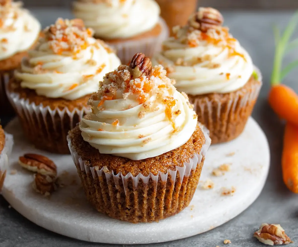 Easy Carrot Cake Cupcakes
