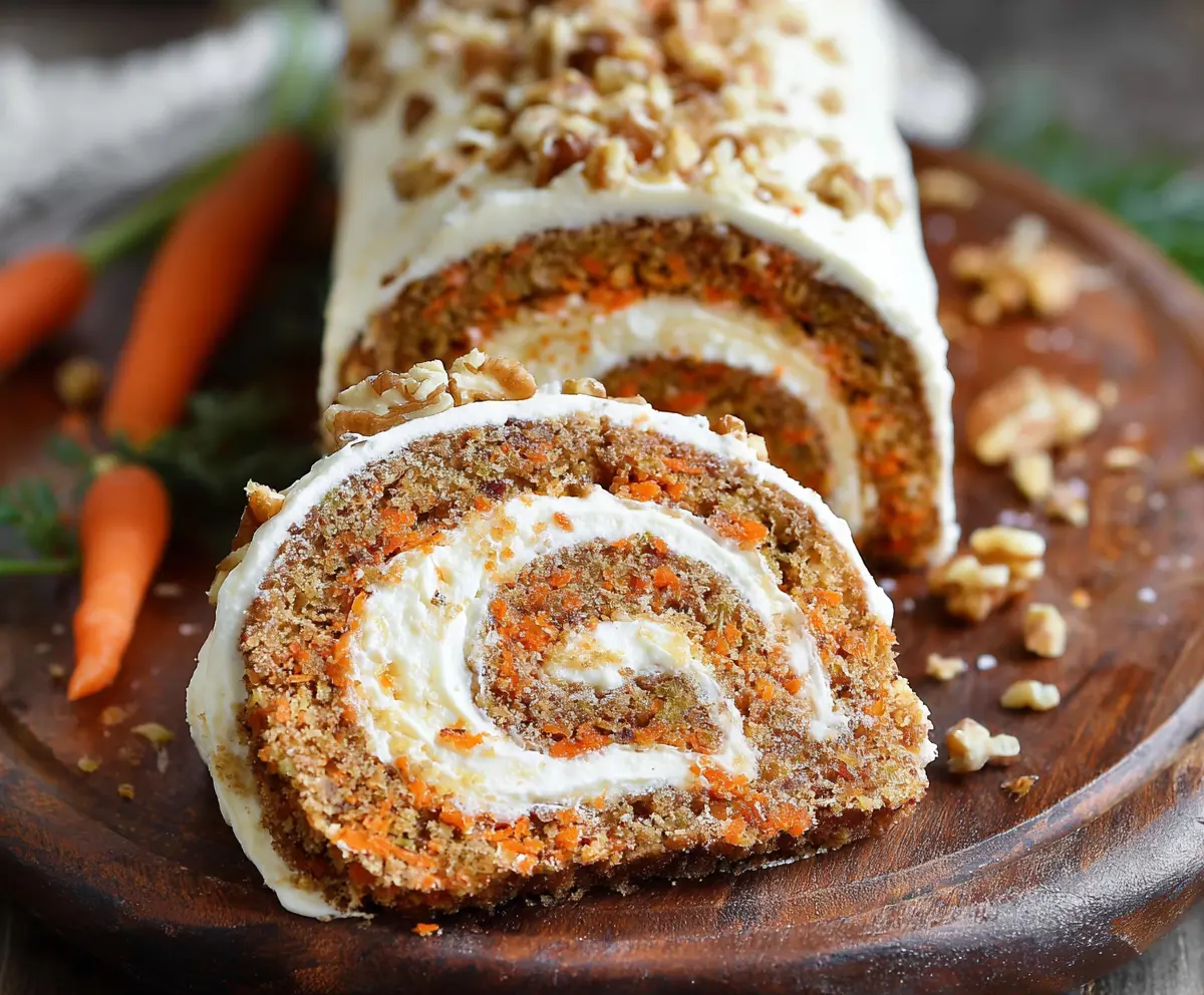Easy Carrot Cake Roll Recipe