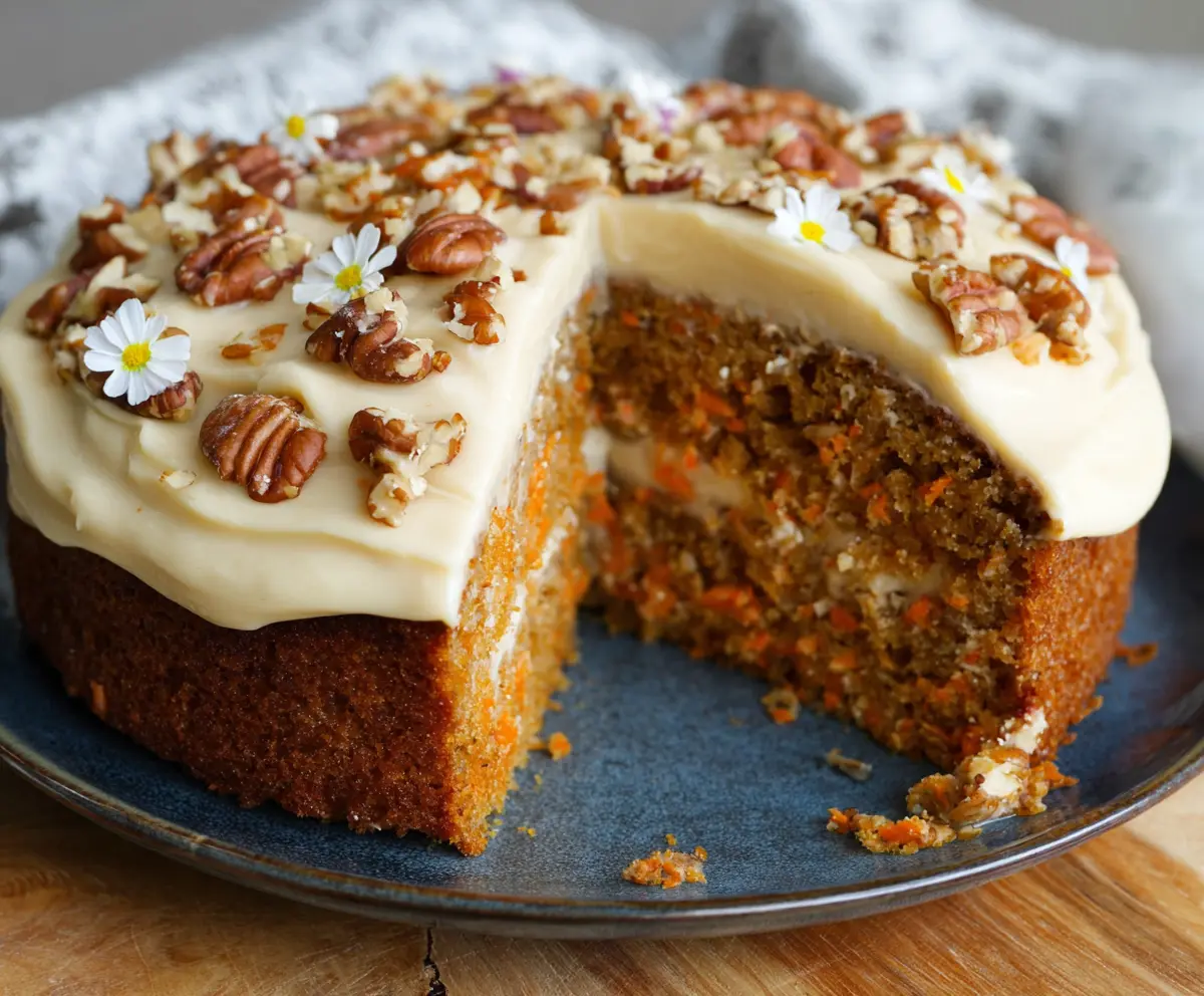 Easy Carrot Cake with Cream Cheese Frosting