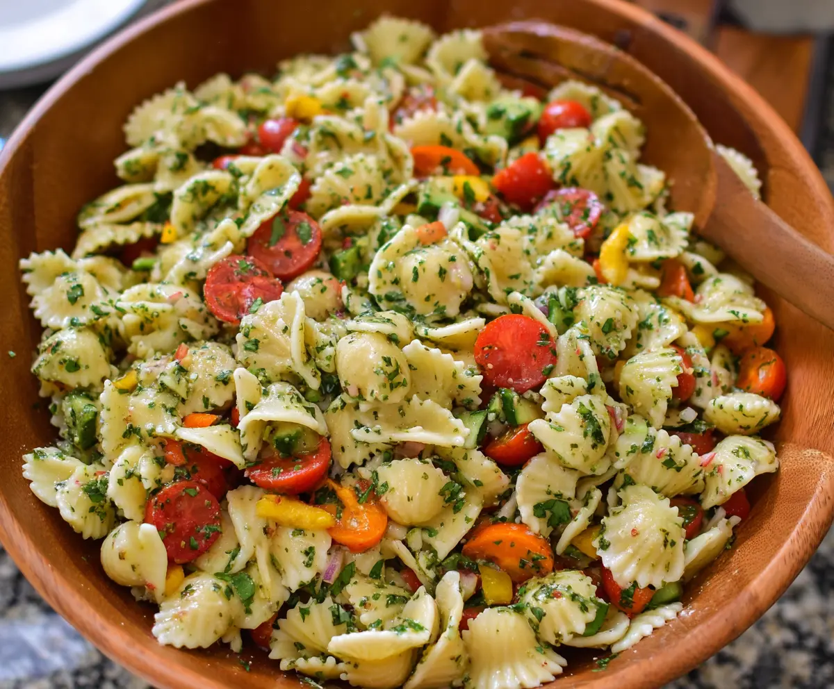 Fresh Cilantro Lime Pasta Salad