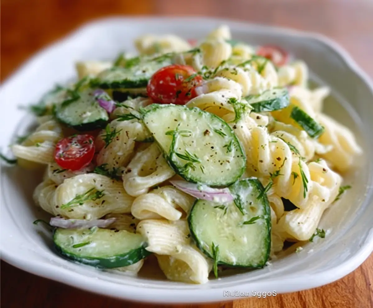 Fresh Cucumber Pasta Salad Recipe