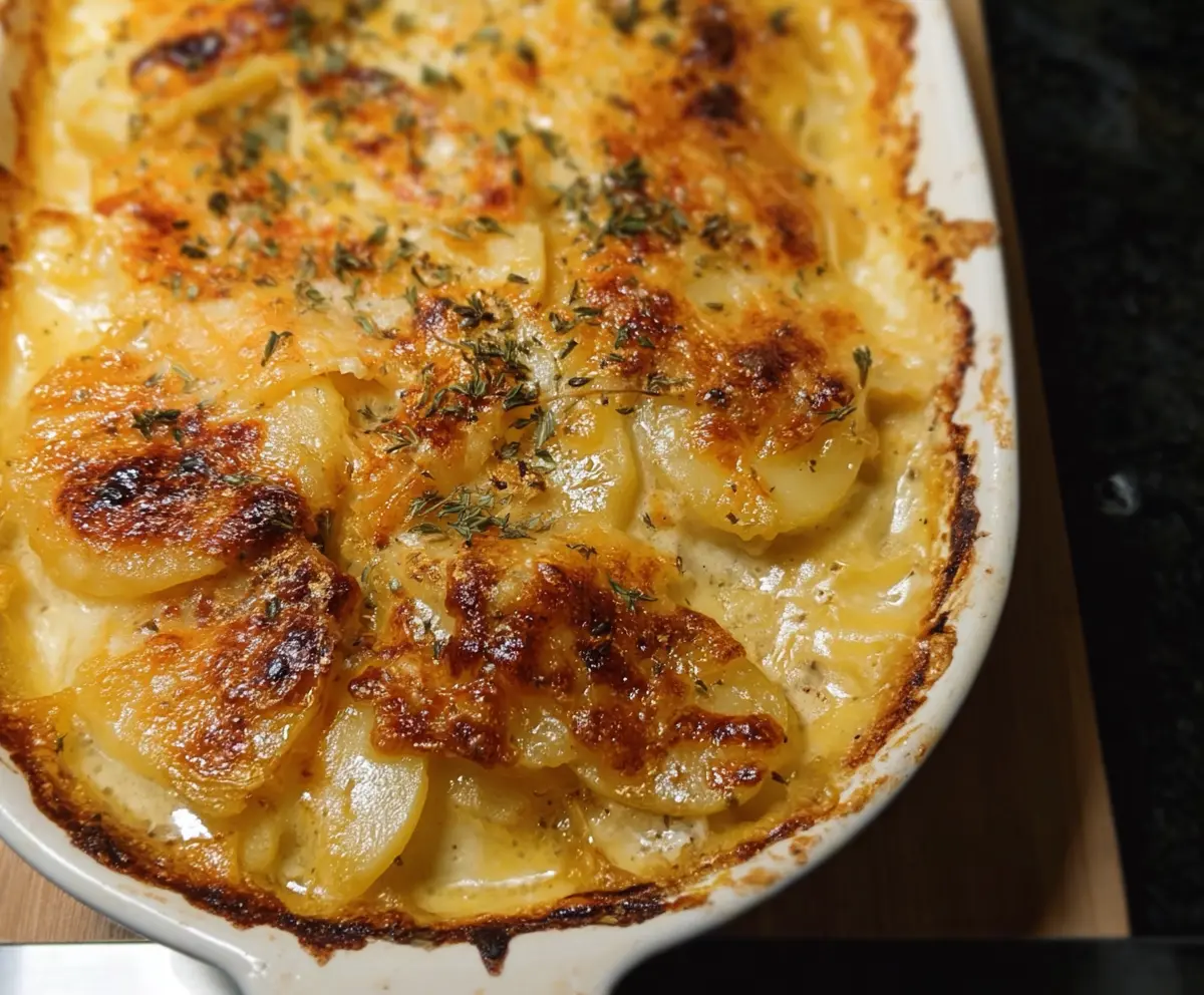 Creamy Cheesy Au Gratin Potatoes