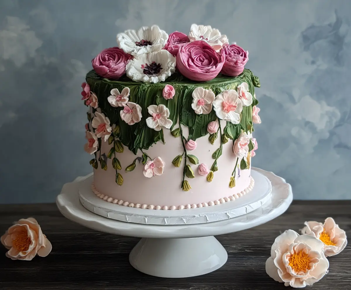 Delicate Floral Cake Recipe