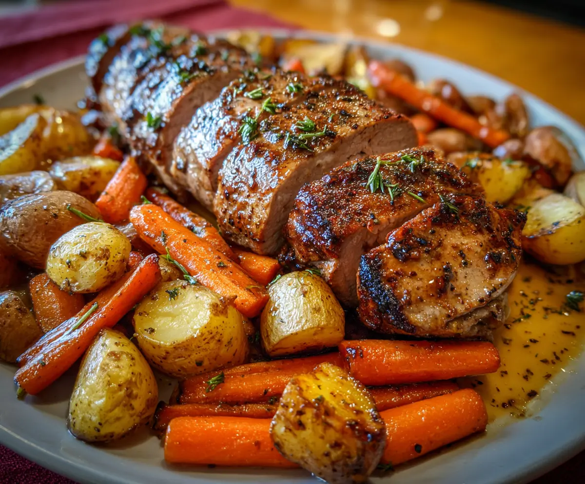 Easy Honey Garlic Pork Tenderloin