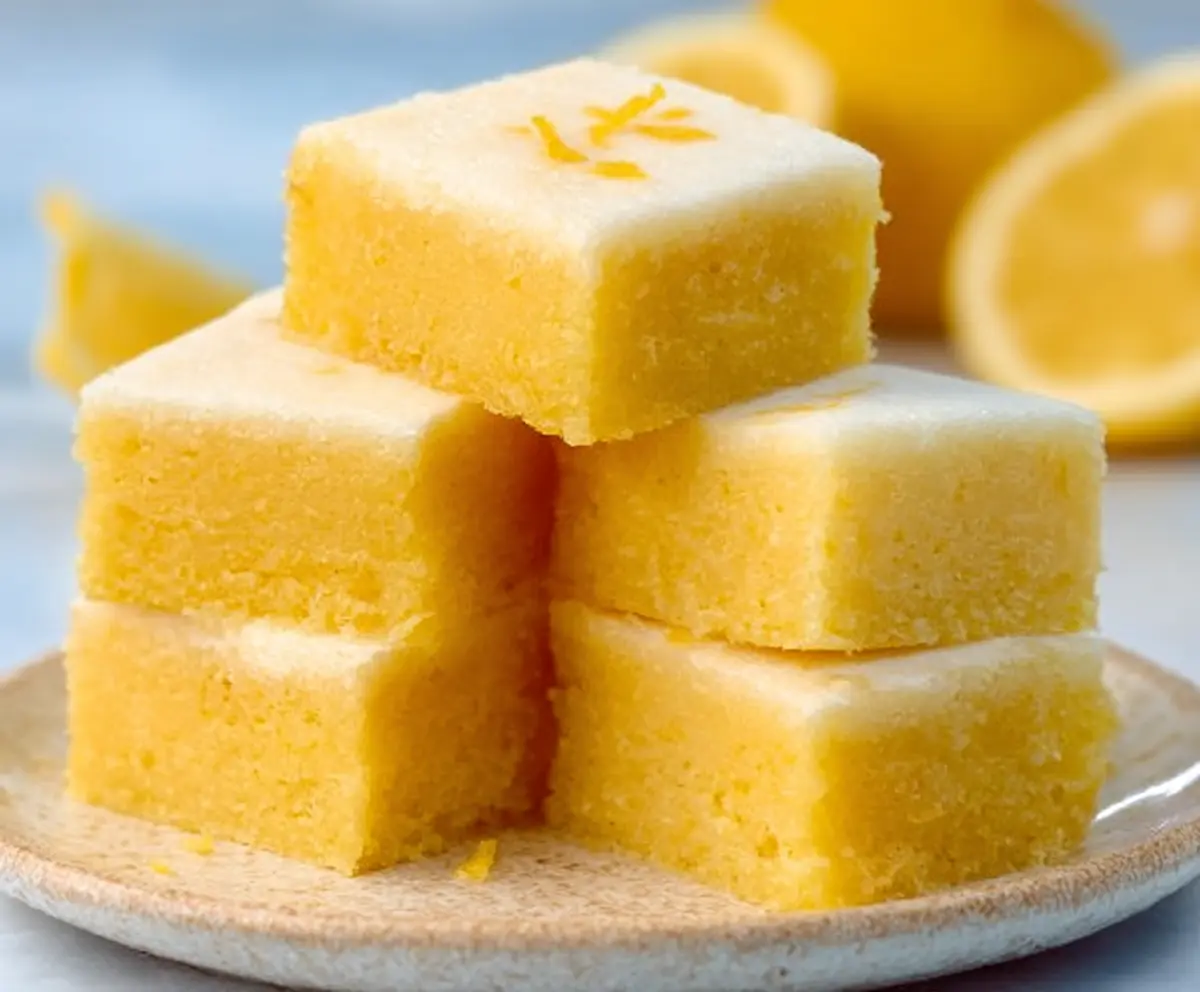 Easy Lemon Brownies Recipe