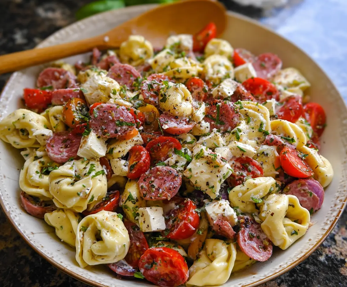 Easy Tortellini Pasta Salad Recipe